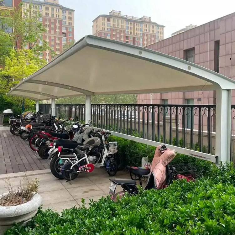 沽源县膜结构电动车棚